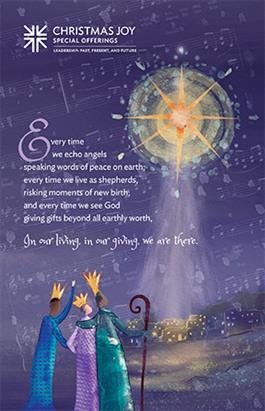 2023 Christmas Joy Offering Bulletin Insert- Connected by Love (Pack of 25)