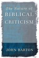 The Nature of Biblical Criticism