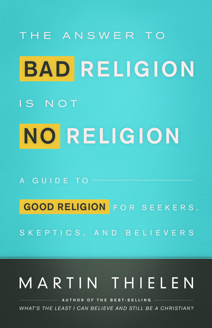 The Answer to Bad Religion Is Not No Religion