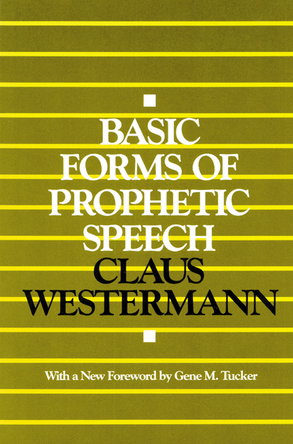 Basic Forms of Prophetic Speech