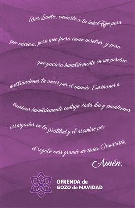 2026 Spanish Christmas Joy Bulletin Insert #2