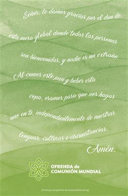 2026 Spanish World Communion Offering Bulletin Insert #2