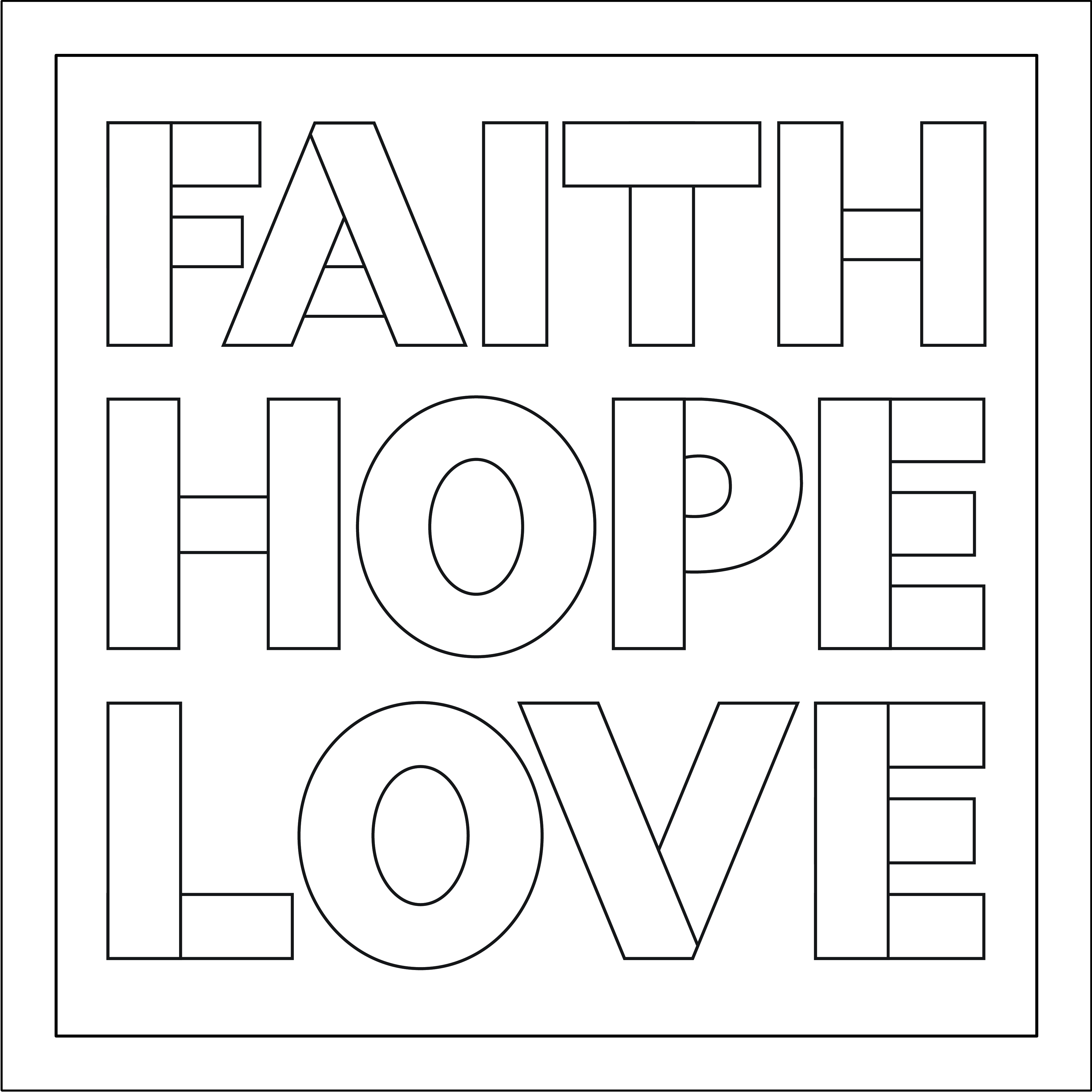 Presbyterian Giving Catalog Threads of Connection Faith-Hope-Love Template Set of 16 (2022)