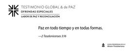 Spanish Envelope Peace & Global Witness Offering Pack of 25