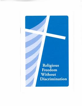 Religious Freedom Without Discrimination (Limit of 25)