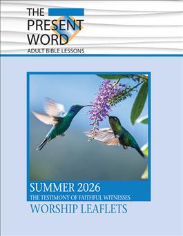 Summer 2026: Worship Leaflets: Printed