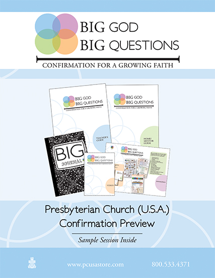 Big God Big Questions: Confirmation for a Growing Faith Sample Book