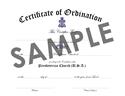 Certificate of Ordination of Elder