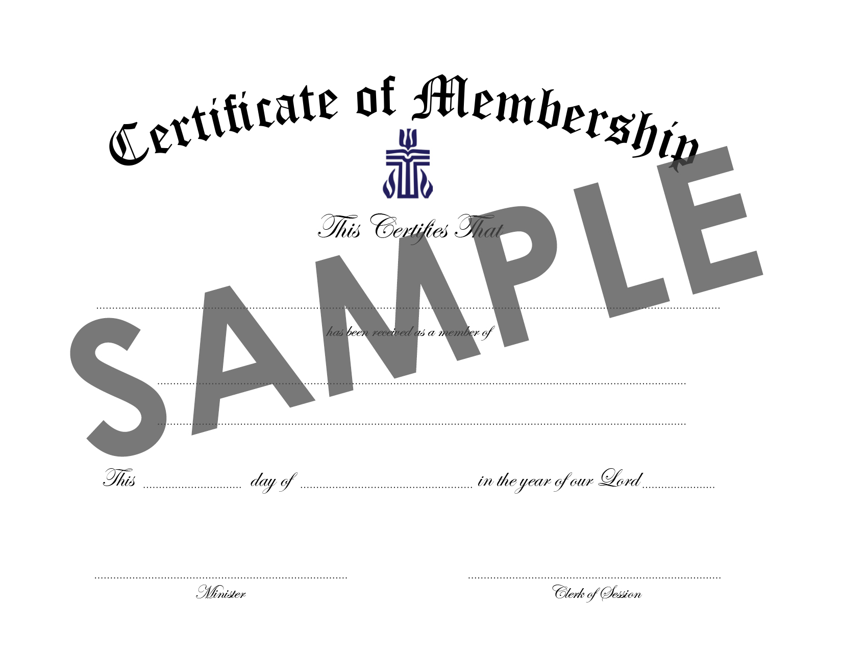 Certificate of Membership