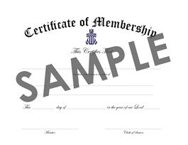 Certificate of Membership