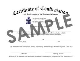 Certificate of Confirmation