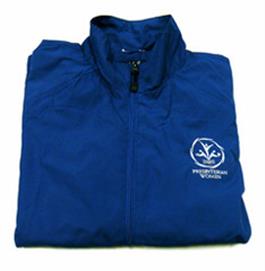 PW Logo Full-zip Navy Wind Jacket Small