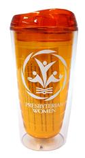 PW Logo BPA-Free Tumbler - Orange