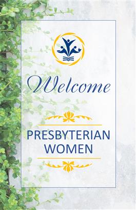 Welcome PW Garden Banner, English