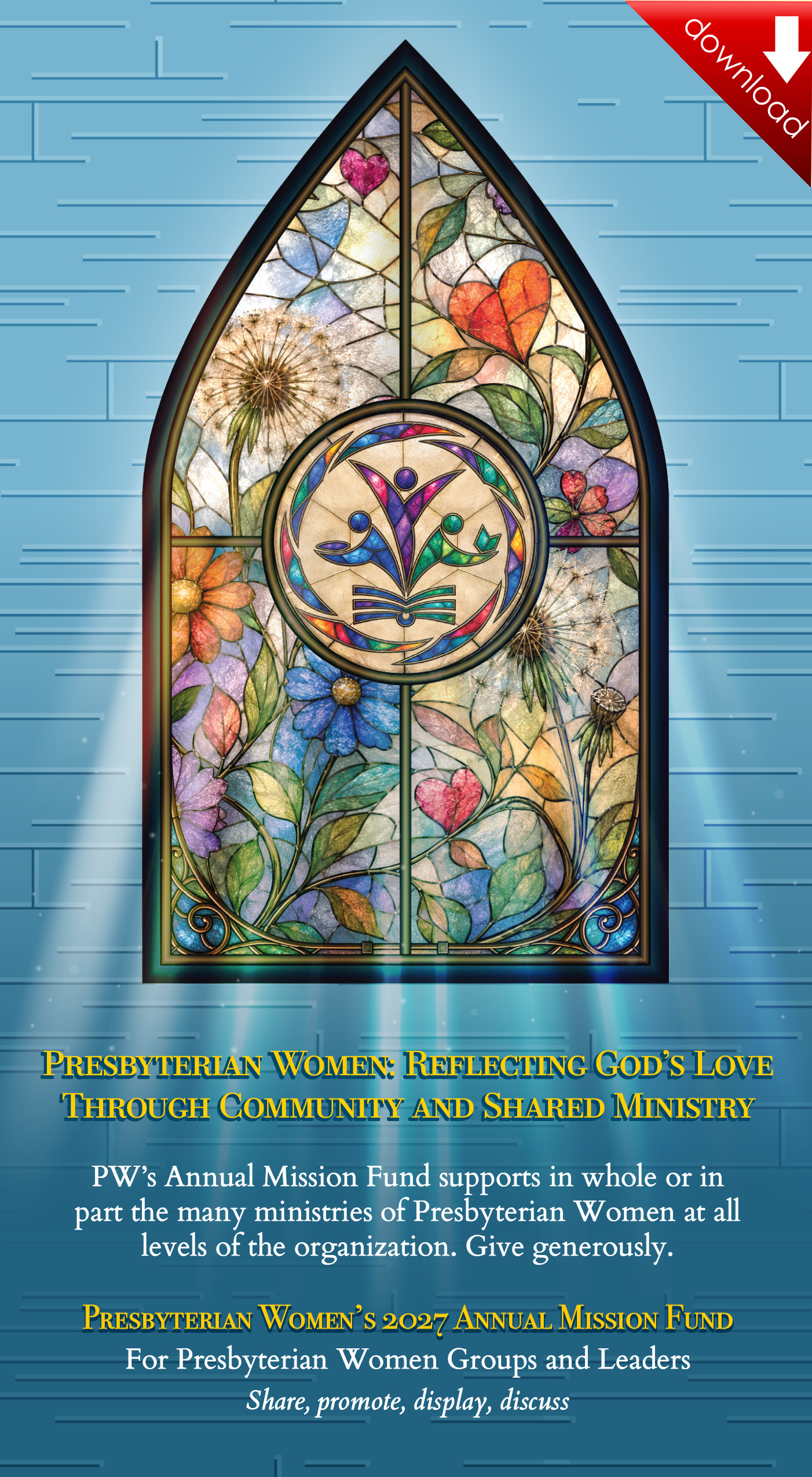 2027 Presbyterian Women Annual Mission Fund Promo Mailer