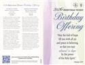 2026 Birthday Offering Bulletin Cover