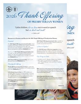 2026 Thank Offering Flier